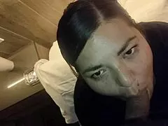 DANDO UNA CHUPADA OUTDOOR WITH A CURVY MEXICAN WIFE