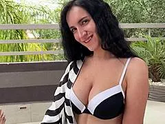 Stepmom teaching sex in kitchen