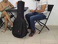 The perverted musician teaches his student guitar lessons without knowing hes about to seduce her part 1 home video