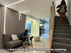 big breasted brunette milf helps brother in law