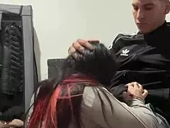 Pendeja argentina chupándola toda