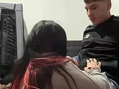 Pendeja argentina chupándola toda