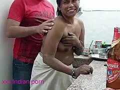 Indian step mother-in-law fucked by her son in-law with clear audio