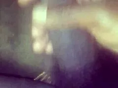 Big black guy shows off bbc muscles