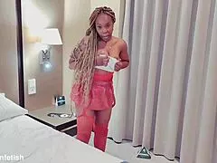free teasing new ebony model open for custom vids