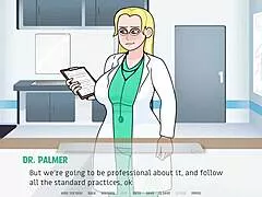 doctor came from playing with her ass
