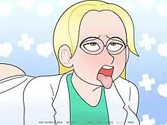doctor came from playing with her ass