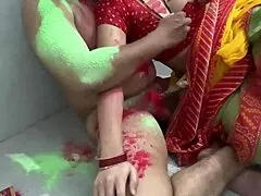 naukarani ne apne malik ko dekha bathroom mein nanga holi ke din real hindi audio