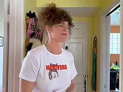 fired hooters stepmom begs for stepsons cock