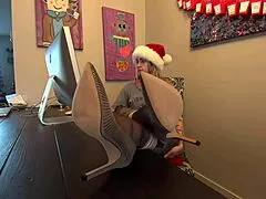 The naughty elf part 1 in pantyhose