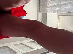My stepmom gave me huge creampie