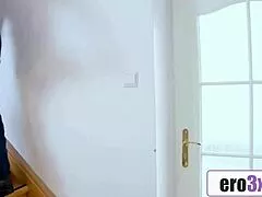 handyman double teams milf in heels