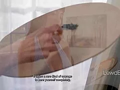 lewdera gets lesbian anal fisting from her friend