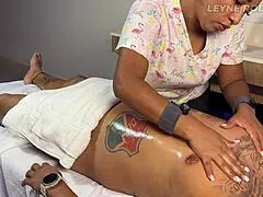 happy ending massage for a colombian guy in bedroom