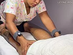 happy ending massage for a colombian guy in bedroom