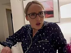 Stepmom Shares Hotel Room And Bed With Me