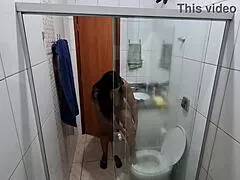 voyeur films naughty cousin in the shower