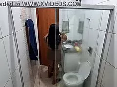 voyeur films naughty cousin in the shower