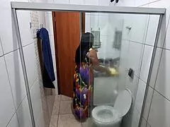 voyeur films naughty cousin in the shower