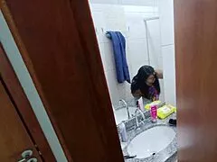 voyeur films naughty cousin in the shower