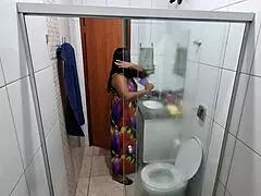 voyeur films naughty cousin in the shower