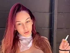 Artemisia love shares her smoke session compilation with long hair