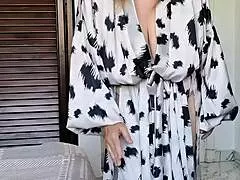slutty granny caught you masturbating and showed you how to have sex