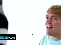 busty curvy stepmom penny barber gets facial from hung stepson