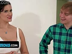 busty curvy stepmom penny barber gets facial from hung stepson