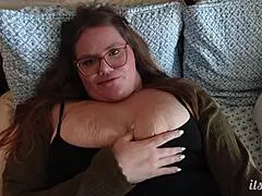 After hours with bbw tutor pov blowjob and sex