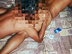 milf latina prepares in shower for hardcore anal