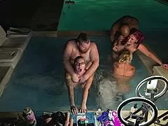 hardcore hot tub orgy deliah grace lilith fox nikki zee and wca productions