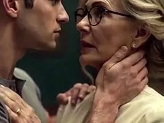 Zralá AI profesorka tvrdě šuká studenta