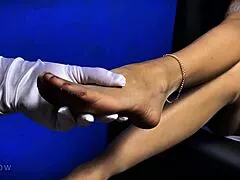 Pantyhose Feet Lilywow After Hard Run