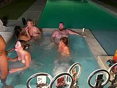Hot tub orgy with syren de mer deliah grace tokyo leigh becca blair!