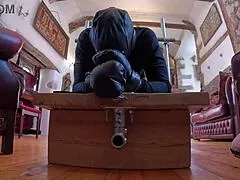 Intense Femdom Training Ruins Slave Orgasm With Wife Handjob Bondage