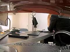 Loan4k Blonde Feels Bizarre Urge to Bang Creditor