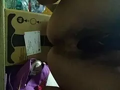 Milf Fingers Wet Pussy with Dildo and Cums