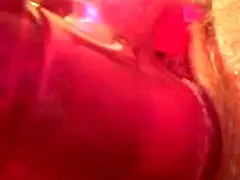 The milf starts her solo session with a dildo, exploring her desires in the bedroom.