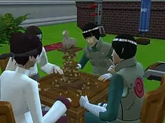 Tenten gangbanged in Naruto hentai