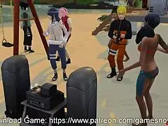 naruto hentai hinata hyuga drilled hard at beach by master naruto cuckold netorare