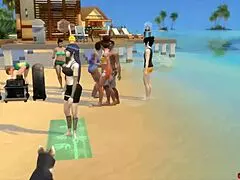 naruto hentai hinata hyuga drilled hard at beach by master naruto cuckold netorare