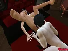 Naruto's shocking discovery unfolds as Hinata gets caught with Sasuke. Her intense anal session leaves Naruto stunned.