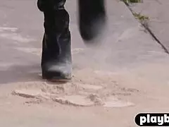 Perfect Big Tits Model Jaime Edmondson Showing Her Nice Pussy In Amazing Photo Session