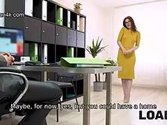hey, you gotta see this hungarian milf getting wet for cash in the office. she’s totally down for mortgage sex during the interview!