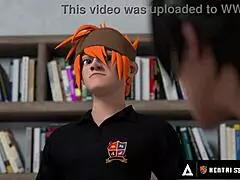 Big titty hentai milf begs for student cum in class!