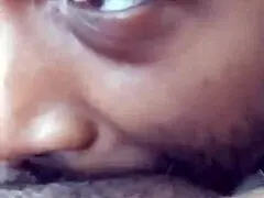 Close Up Pussy Sucking by Horny Milf Lesbian Duo