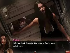 Hey, check out this oiled milf massage in the hentai game