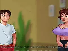 summertimesaga flaunts her fresh tattoo and wet pussy in this hentai episode