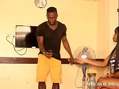 pov handyman messin’ up with client in wild african bi-lesbian tv fix fuck